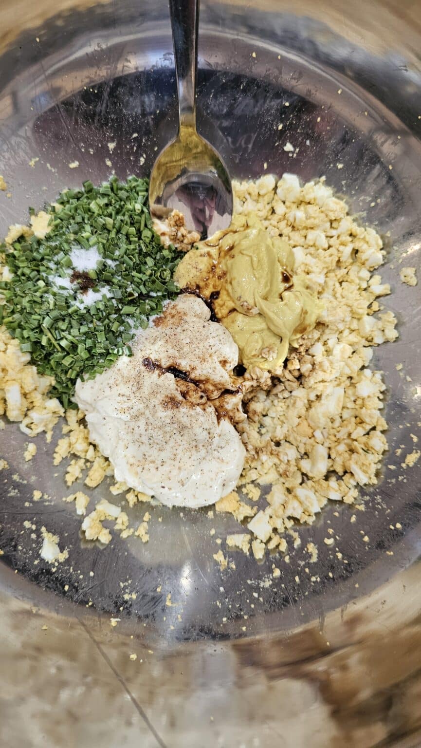 Ollis Fixer Eiersalat-Brotaufstrich - Olivers Glutenfreie Welt